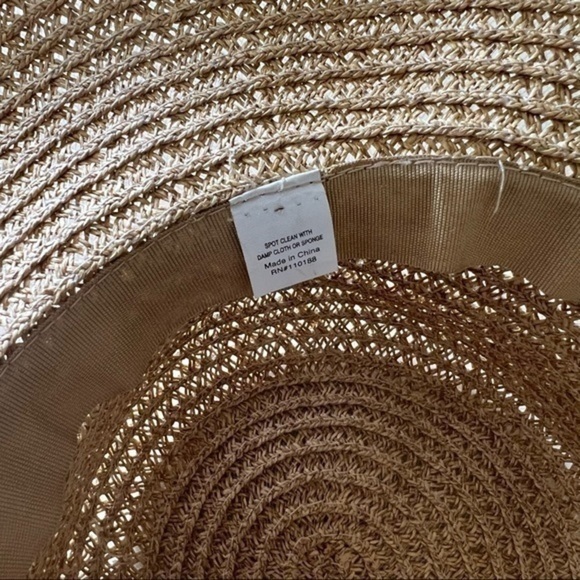 Women Straw Packable Floppy Fringe Natural Summer Hat With Pink Pom Pom - Picture 7 of 7